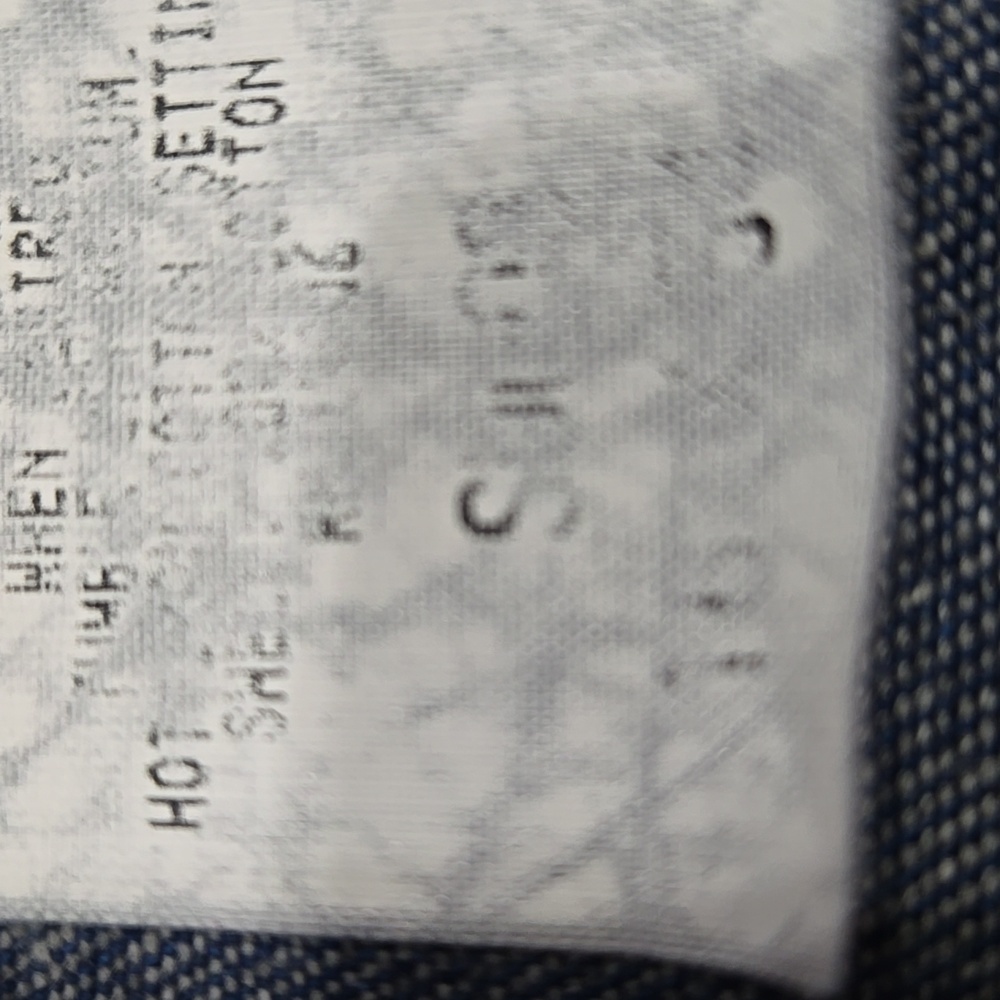 Vintage 90s Men's Carhartt Denim Western Pearl Snap Shirt Rugged Outdoor Work - Picture 9 of 12
